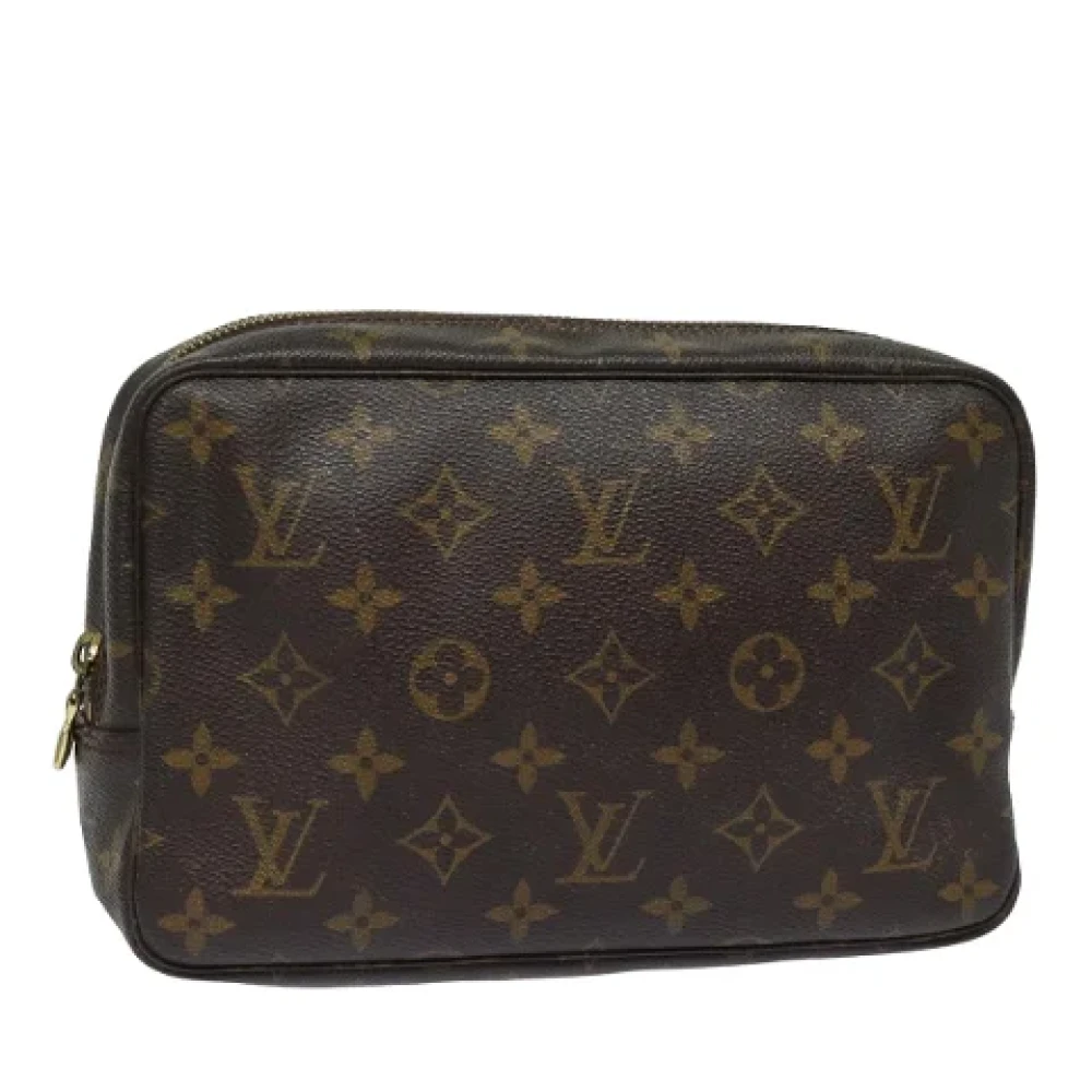 Louis Vuitton Vintage Pre-owned Canvas clutches Brown Dames