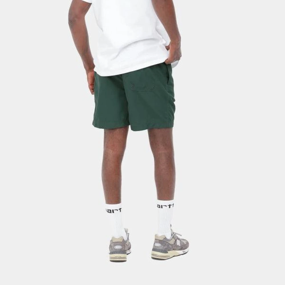 Carhartt WIP Chase Swim Trunk Lichtgewicht en snel drogend Green Heren