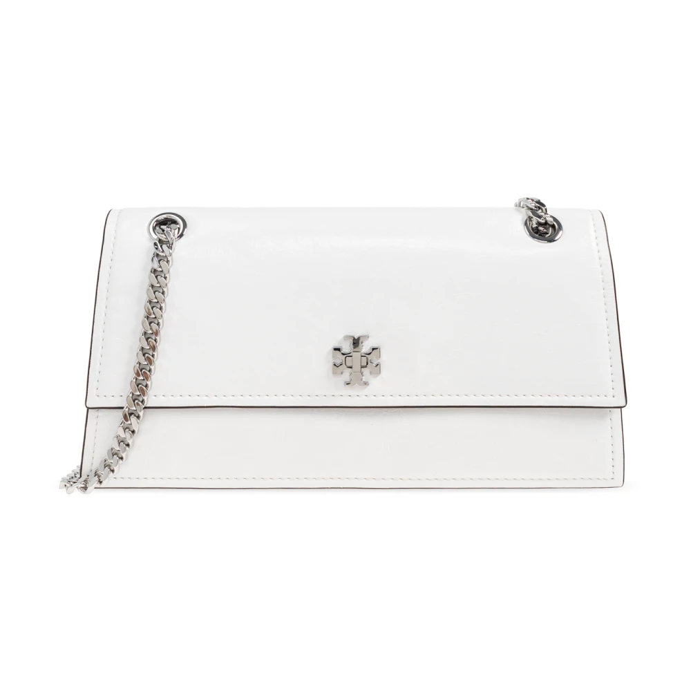 Tory Burch White Kira Turnlock Shoulder Bag - Female - Shoulder Bags - One Size - Bags