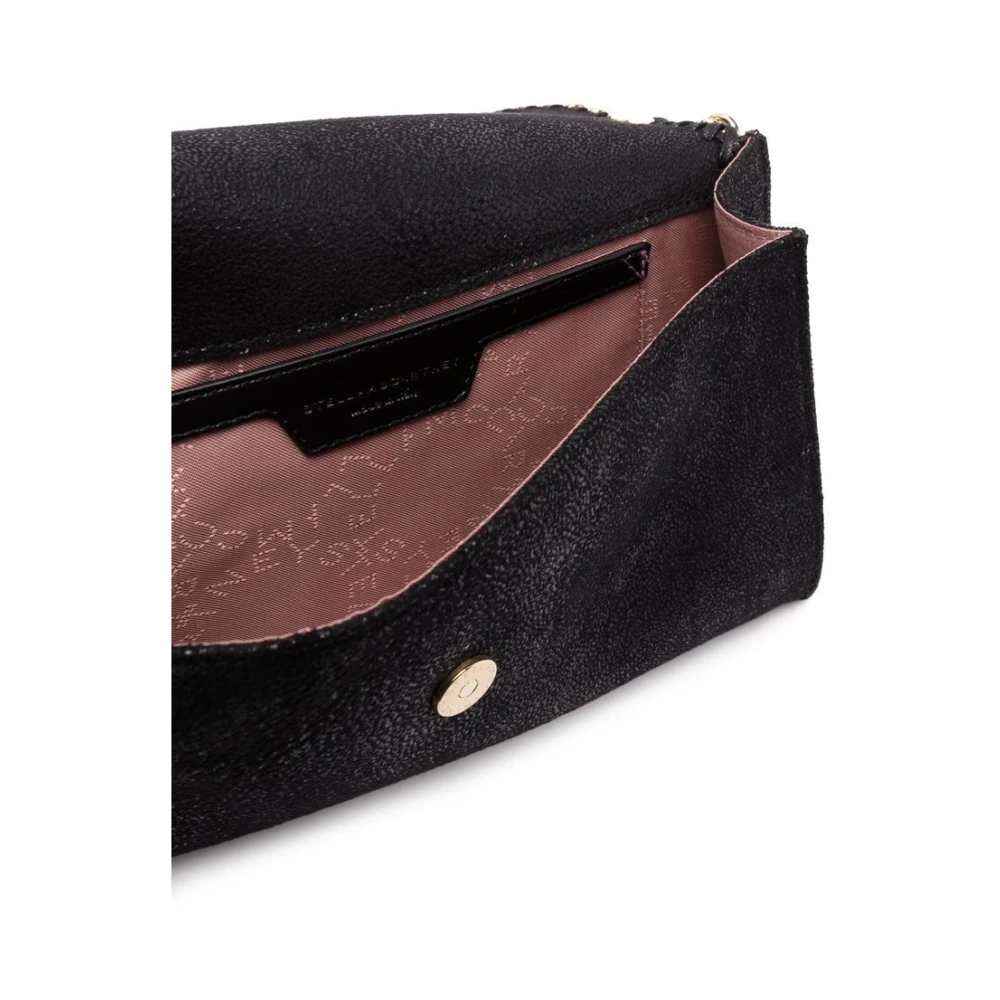 Stella Mccartney Zwarte Mini Falabella Schoudertas Black Dames
