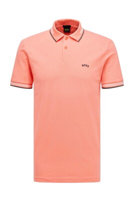 polo-a-logo-incurve-en-rouge-clair