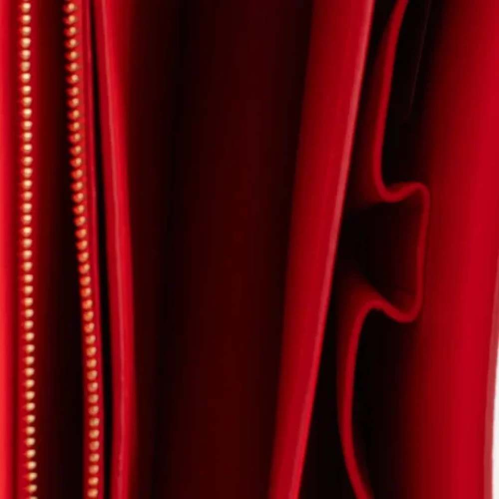 Celine Vintage Pre-owned Leather celine-bags Red Dames