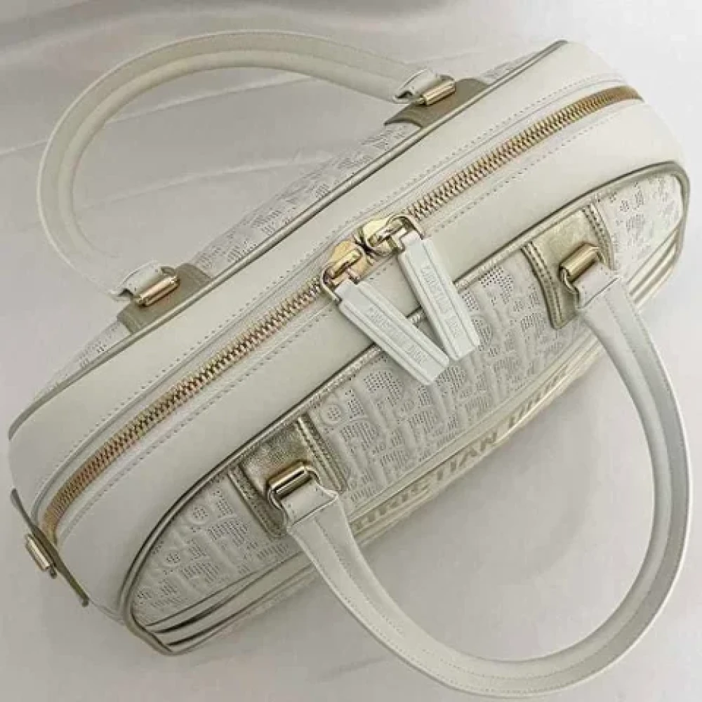 Dior Vintage Pre-owned Fabric dior-bags Gray Dames