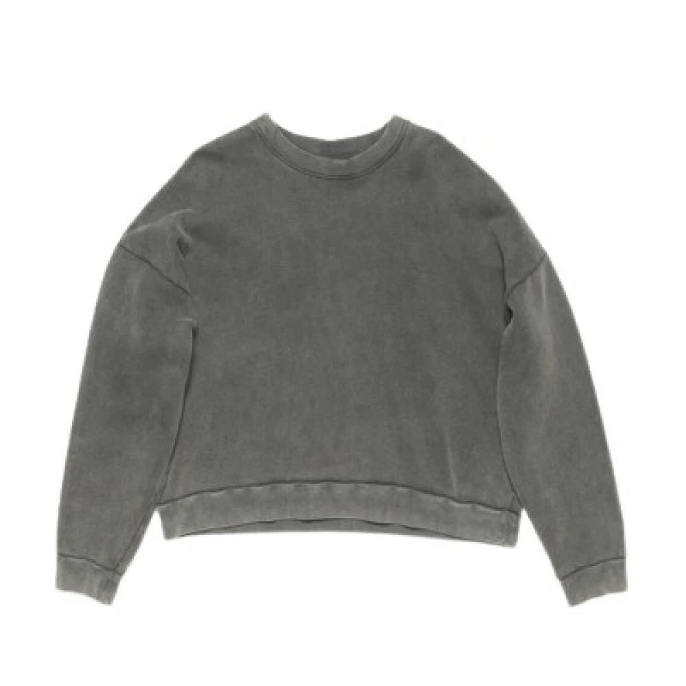 Acne Studios Casual Crewneck Sweatshirt in diverse kleuren Black Dames