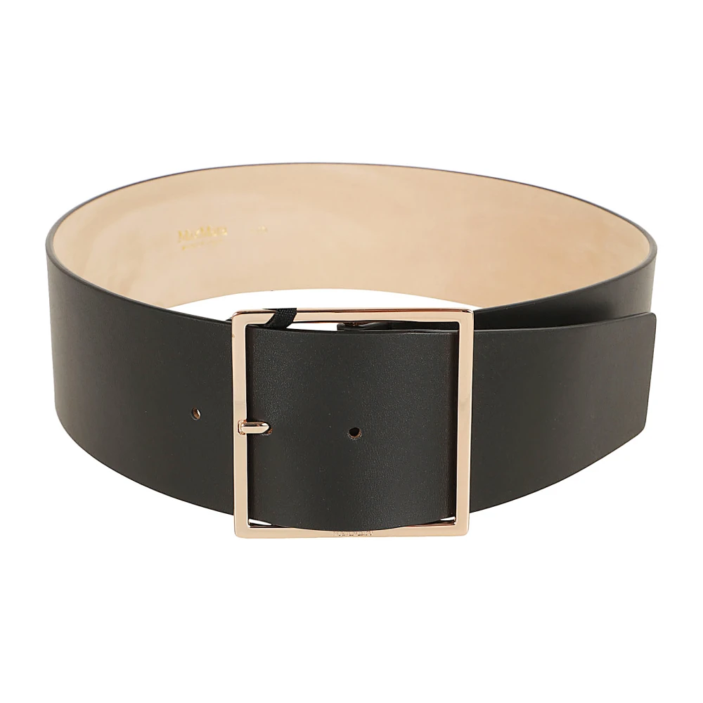 Max Mara Women's Black Belts, M, Cintura Ginnico