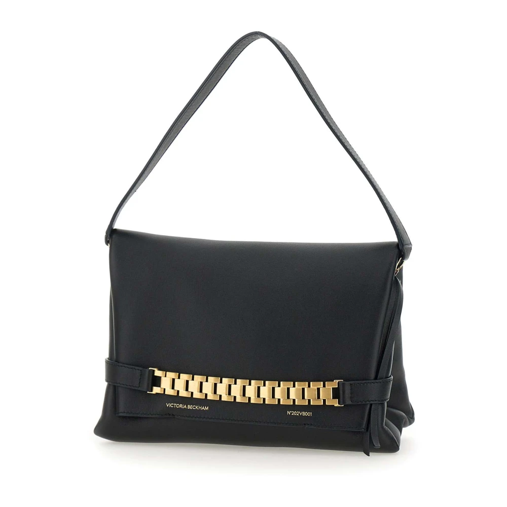 Victoria Beckham Zwarte Chain Pouch Tas Black Dames
