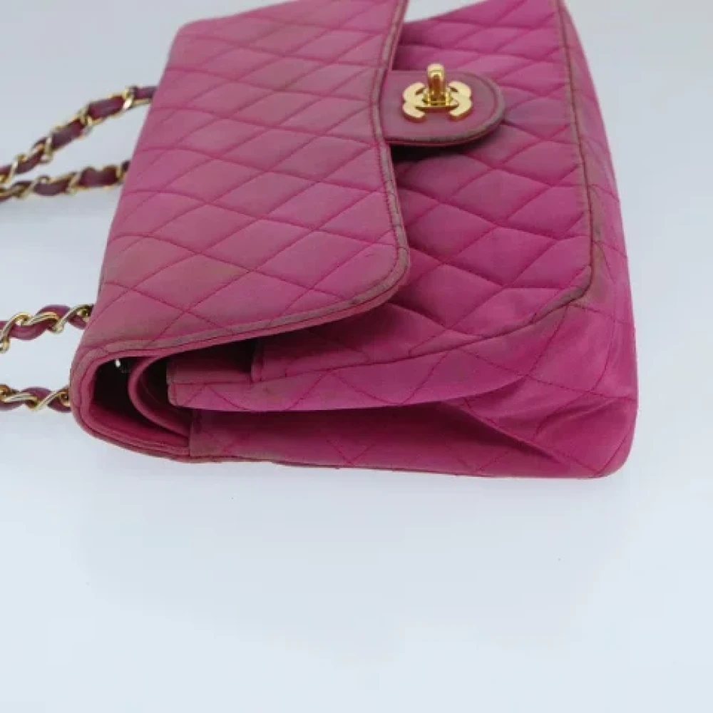 Chanel Vintage Pre-owned Satin chanel-bags Pink Dames