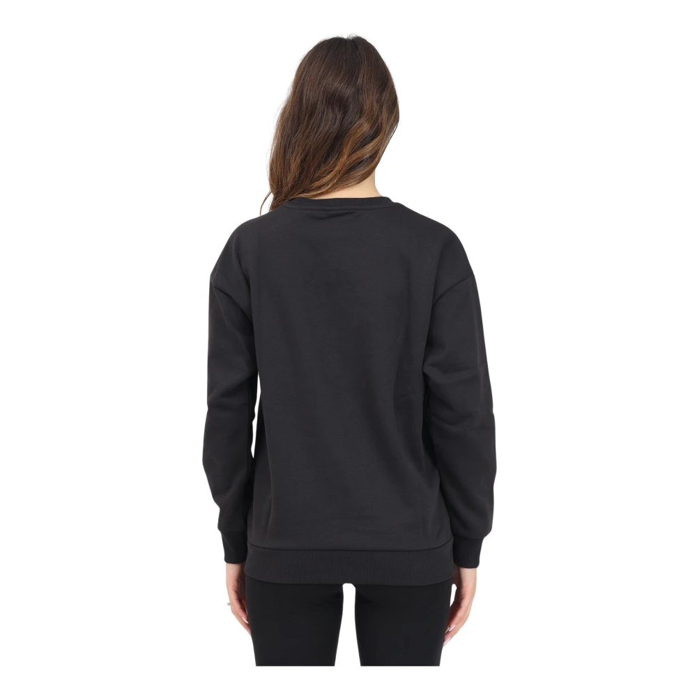 Puma Essentials Zwarte Crewneck Sweater Black Dames