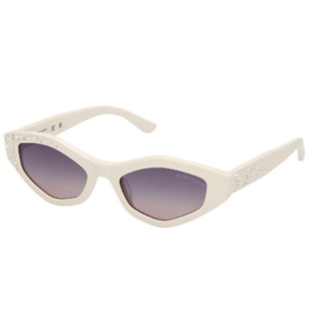 Guess Unisex White Sunglasses, 53 Mm, Gm00017 Sunglasses
