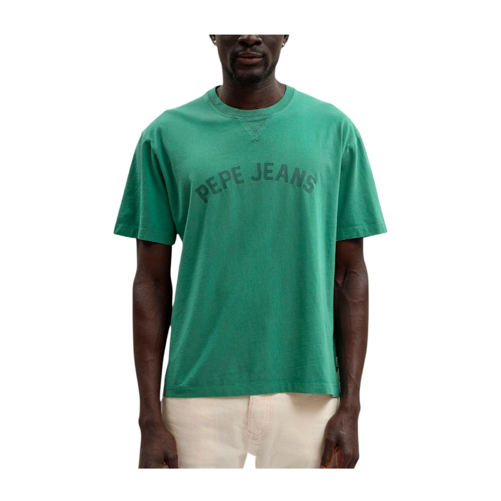 Pepe Jeans Men's Green Gio T-Shirt - T-Shirts - L - Tops