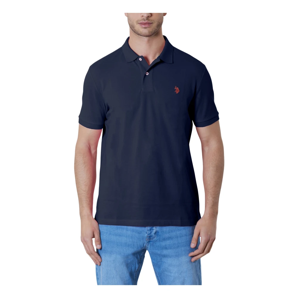 U.s. Polo Assn. Hombre Azul Camisetas, Talla: Xl