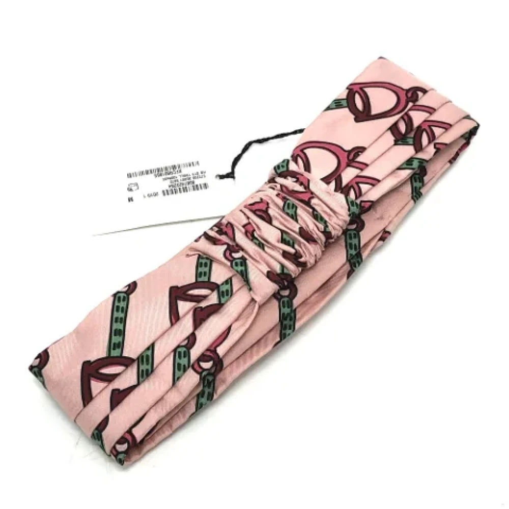 Gucci Vintage Pre-owned Fabric hair-accessories Pink Dames