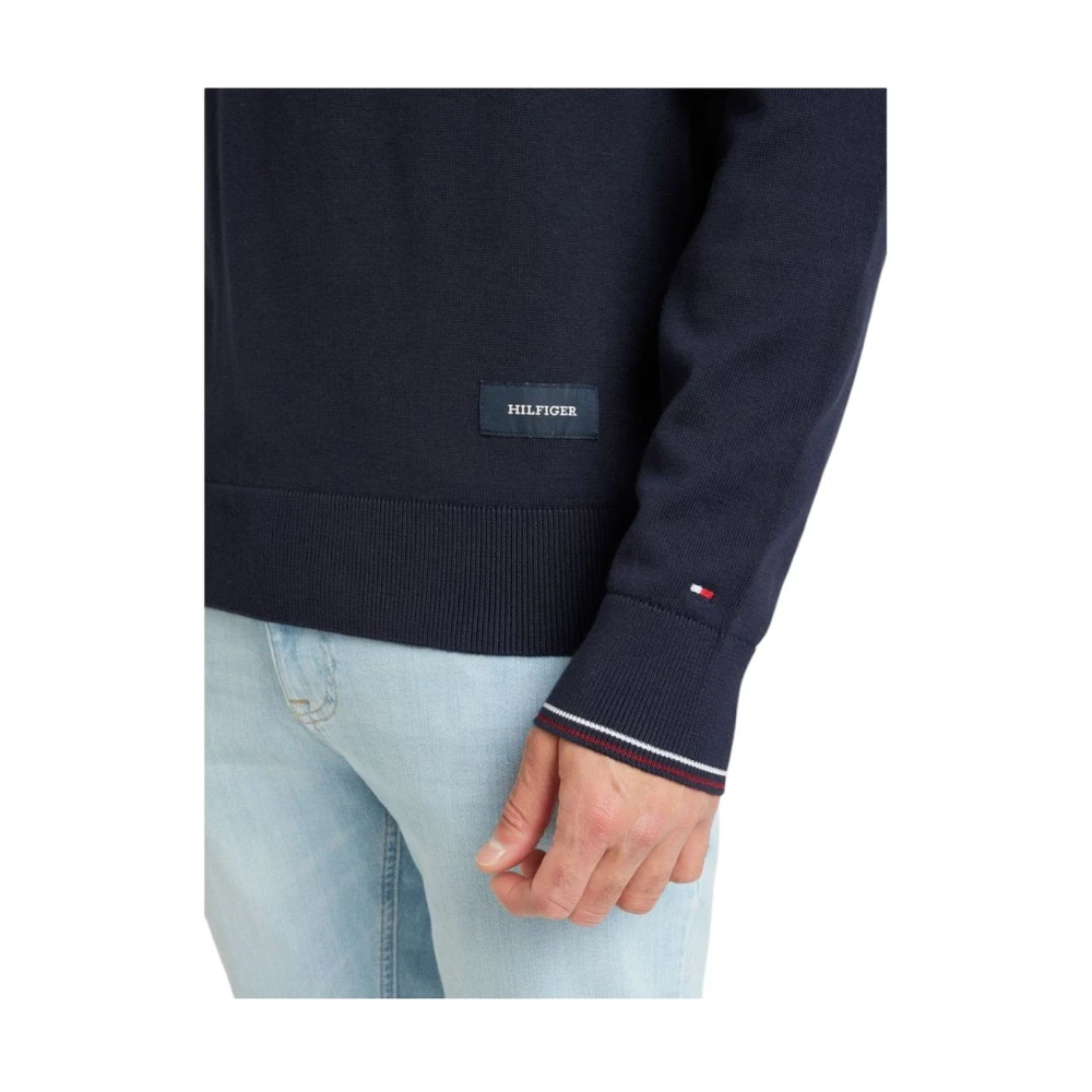 Tommy Hilfiger Trui met ronde hals Blue Heren