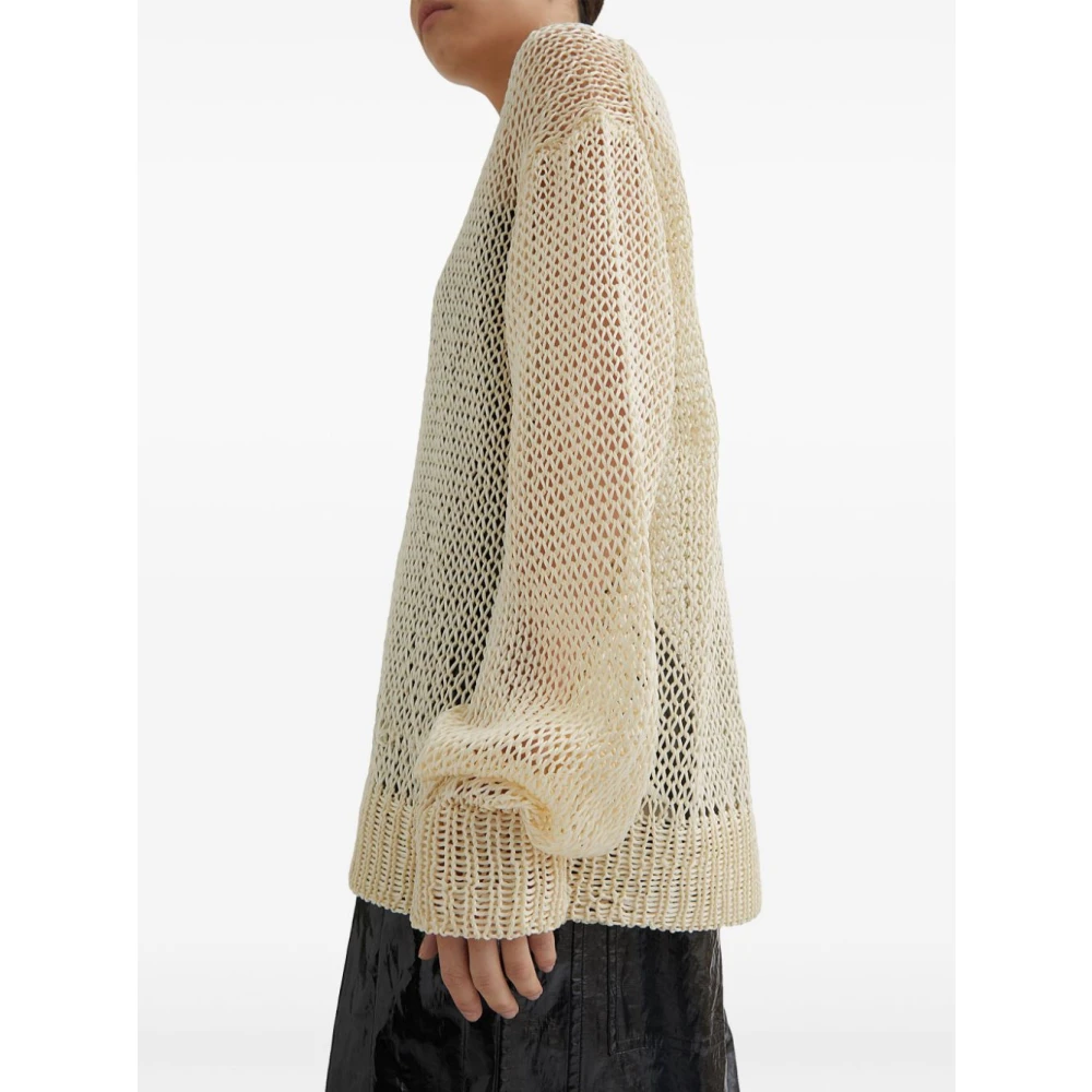 Jil Sander Witte Truien voor Vrouwen White Dames