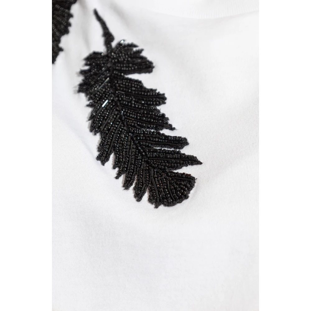 alexander mcqueen Top met applicatie White Dames