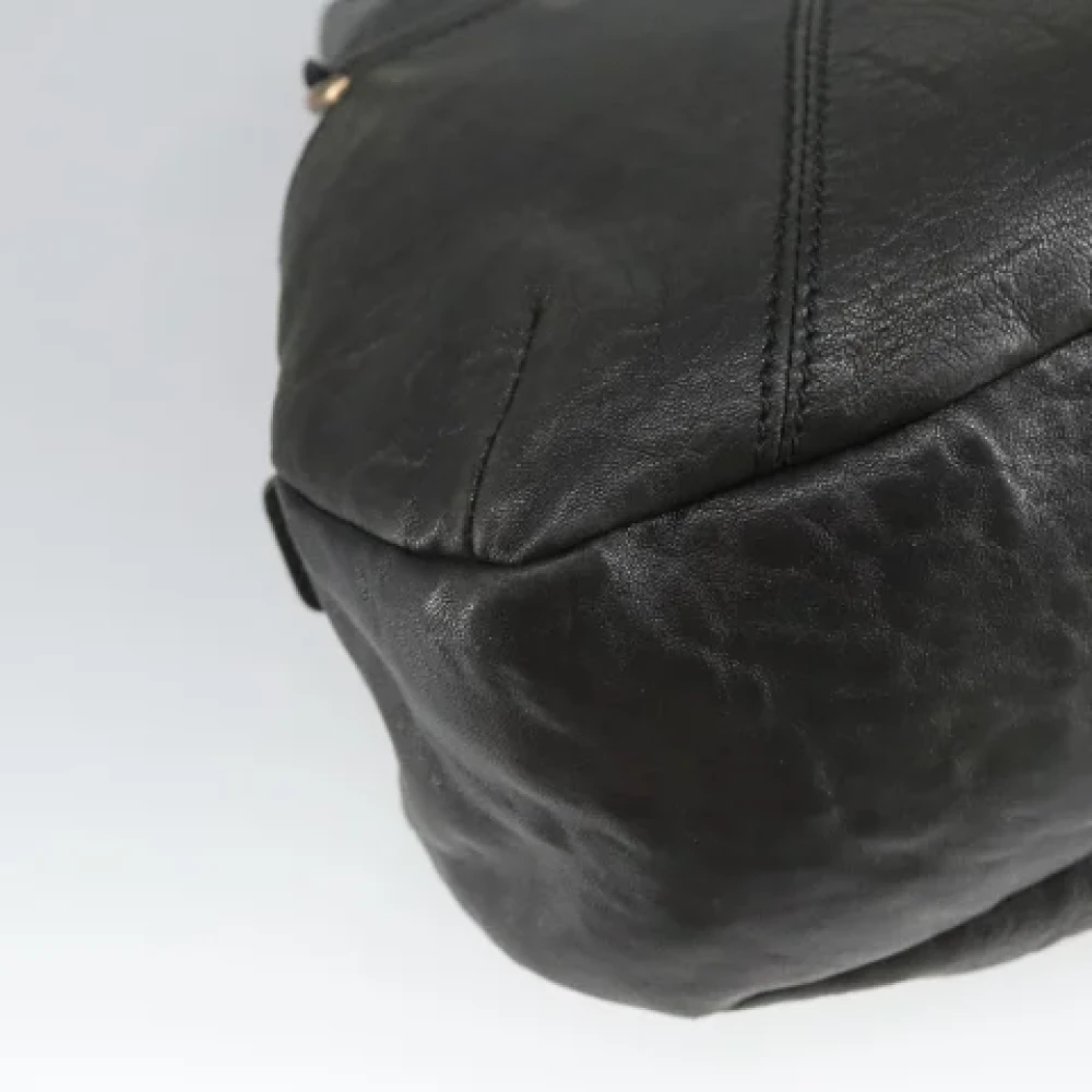 Salvatore Ferragamo Pre-owned Leather handbags Black Dames
