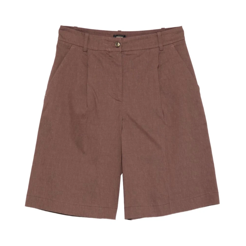 Pinko Women's Brown Bryana Short Shorts - Casual Shorts - M - Shorts