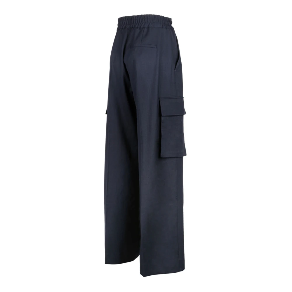 P.a.r.o.s.h. Blauwe Broek voor Vrouwen Blue Dames