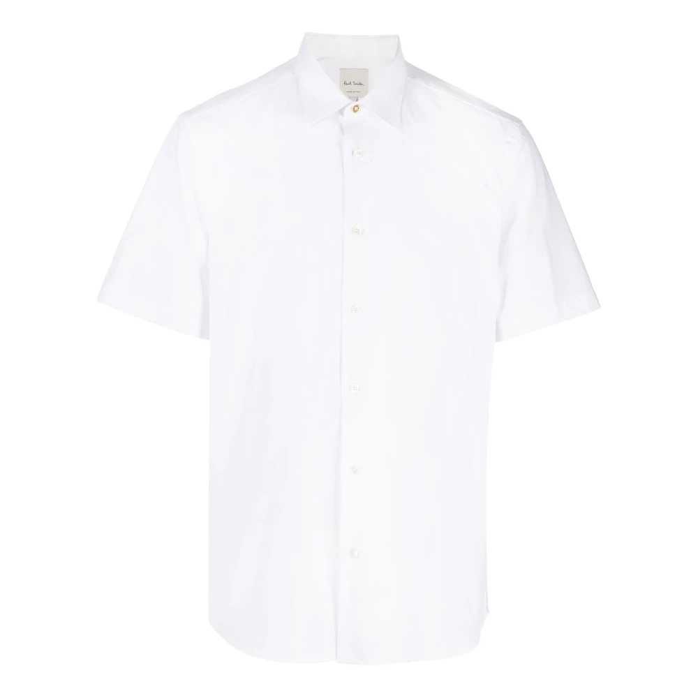 Paul Smith Witte Katoenen Overhemd met Puntkraag White Heren
