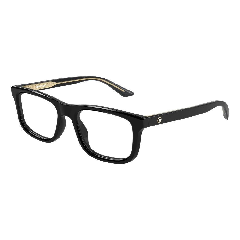 Montblanc Men's Black Glasses, 54 Mm, Mb0457o Optical Frame