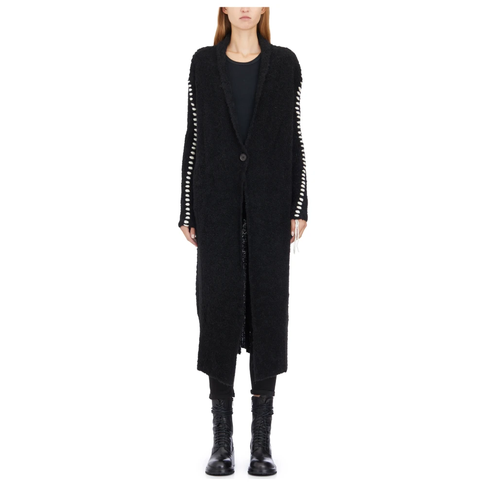 Thom Krom Oversized Lång Kofta Black, Dam