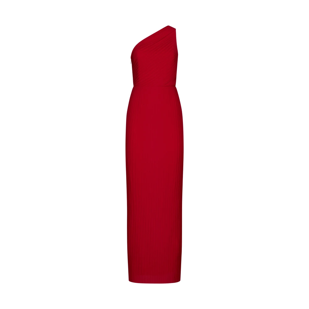 Solace London Rode Elegante Jurken Red Dames