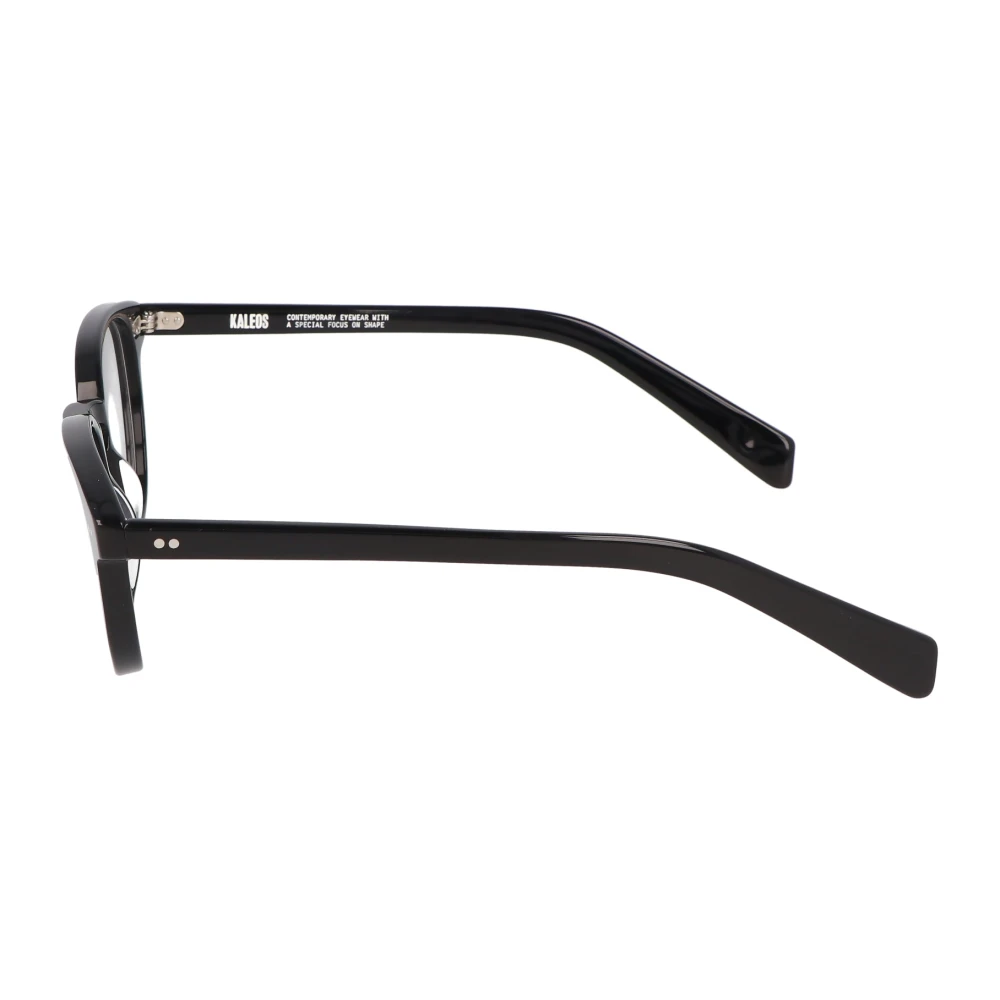 Kaleos Vierkante Acetaatbril Black Unisex
