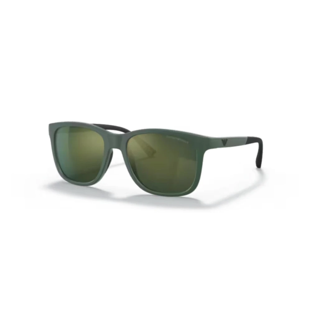 Emporio Armani Unisex Groente Stijlvolle Zonnebrillencollectie