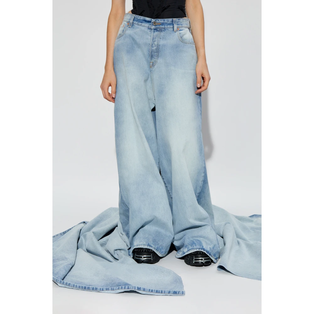 Vetements Jeans met trein Blue Dames