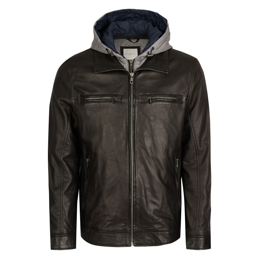 Bugatti Heren Leren Jas Aurelino Black Heren