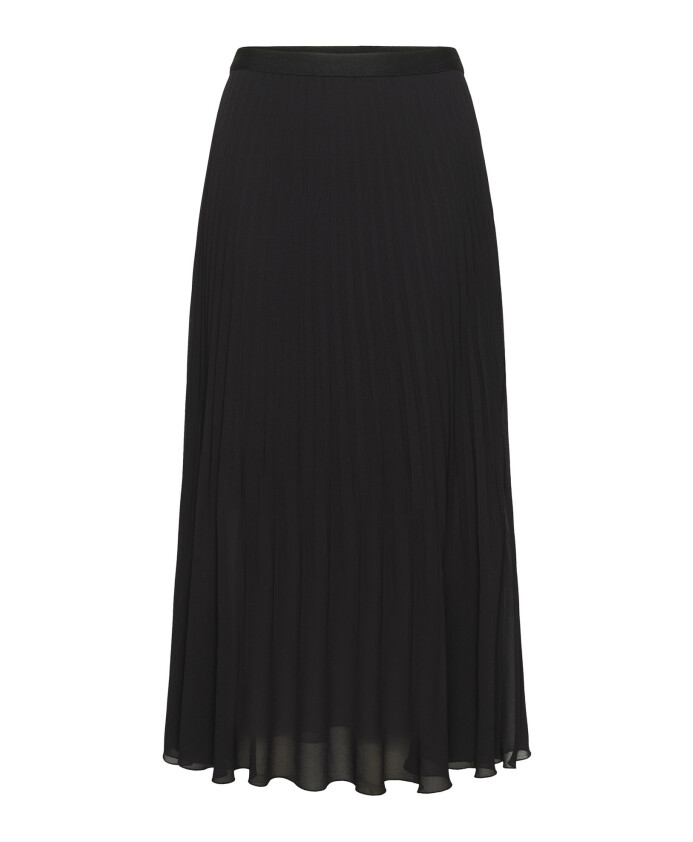 jupe-plissee-noire-style-a-line
