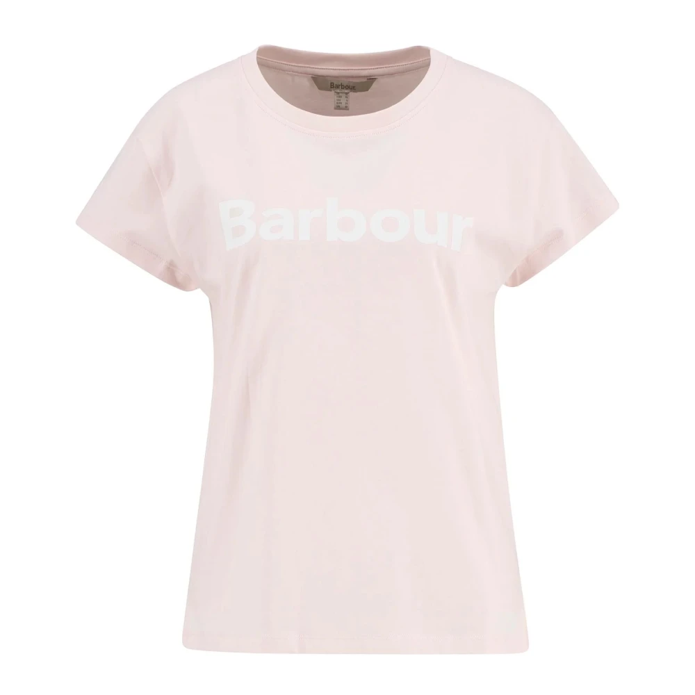 Barbour Women's Pink Hartland T-Shirt - T-Shirts - L - Tops