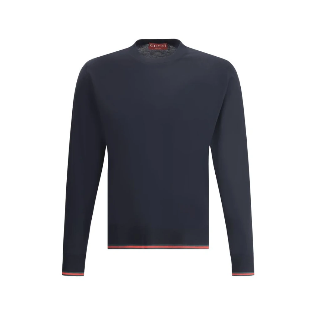 Gucci Iconische Symbolische Trui Blue Heren
