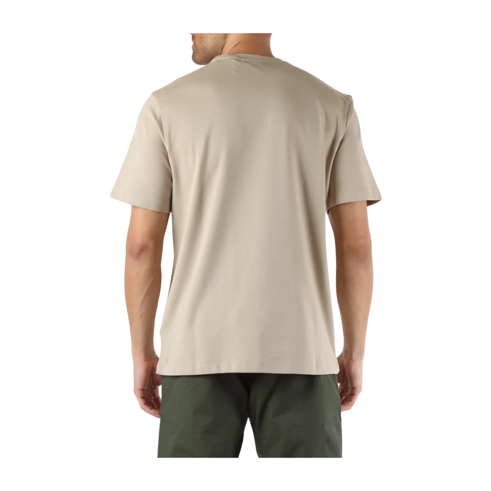 Antony Morato Relaxed Fit Katoenen T-shirt met Logo Beige Heren