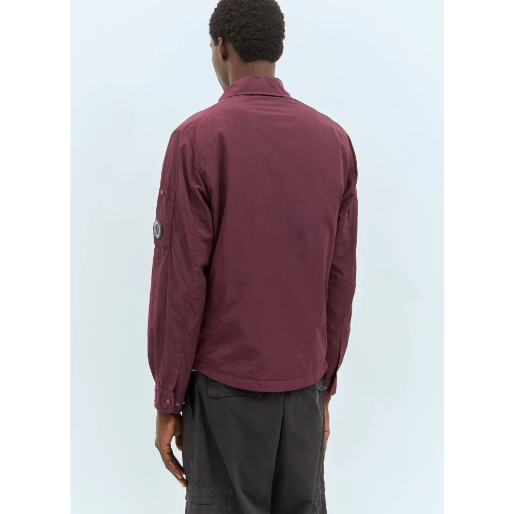 C.P. Company Nylon Overshirt Jas Purple Heren