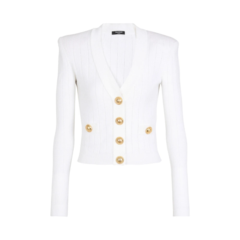 Knitwear > Cardigans - - Balmain - Modalova