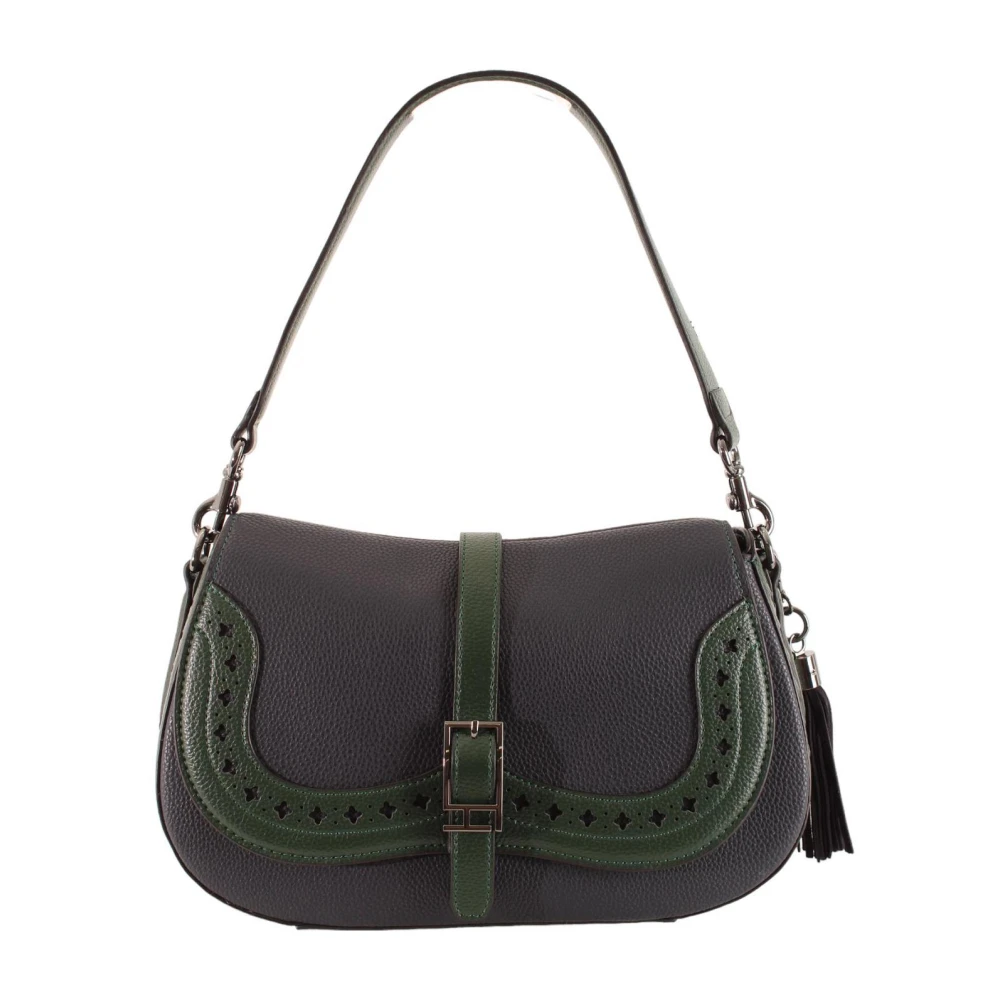 Hispanitas Stijlvolle Hand- en Schoudertas Blue Dames