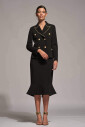 jupe-noire-a-volants-taille-38