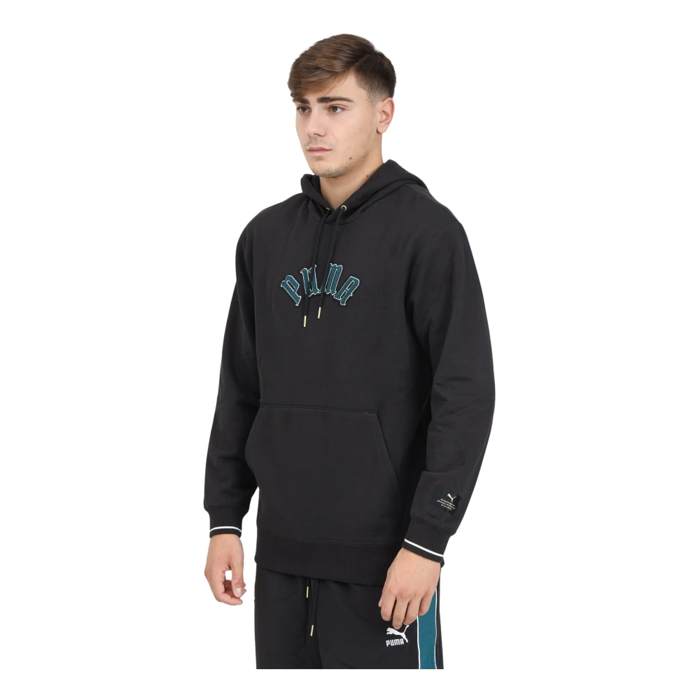 Puma Klassieke Hoodie Streetwear Collectie Black Heren
