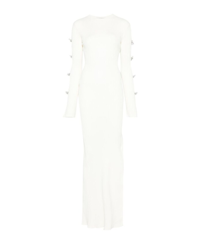 white-side-slit-dress-with-ribbed-detailing