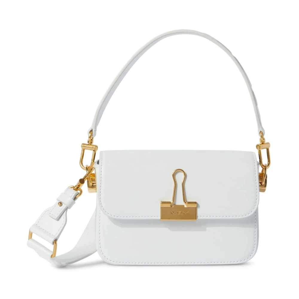 Off White Women's White Small Binder Shoulder Bag - Off - Shoulder Bags - One Size - Bags