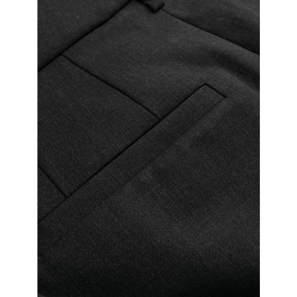 BRUNELLO CUCINELLI Antraciet Straight Leg Broek Gray Dames