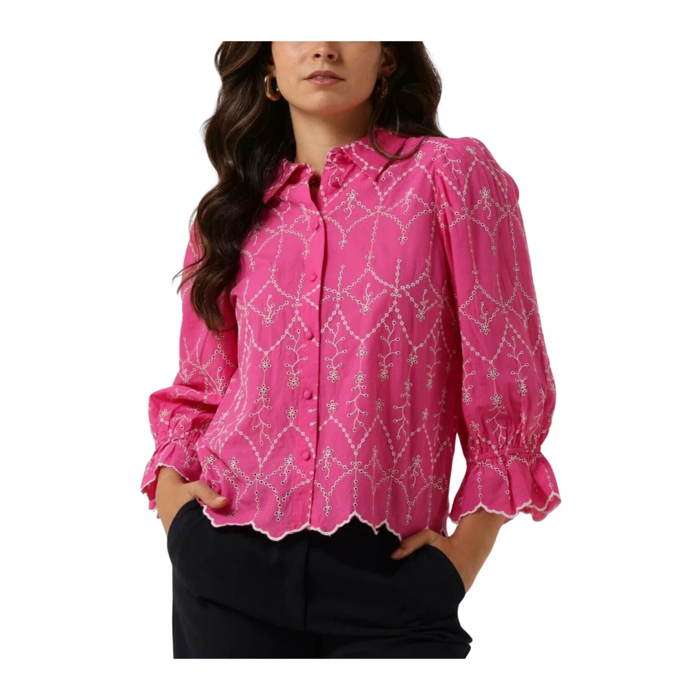 Y.A.S Roze Blouse Yasmalura 3 4 Shirt Pink Dames