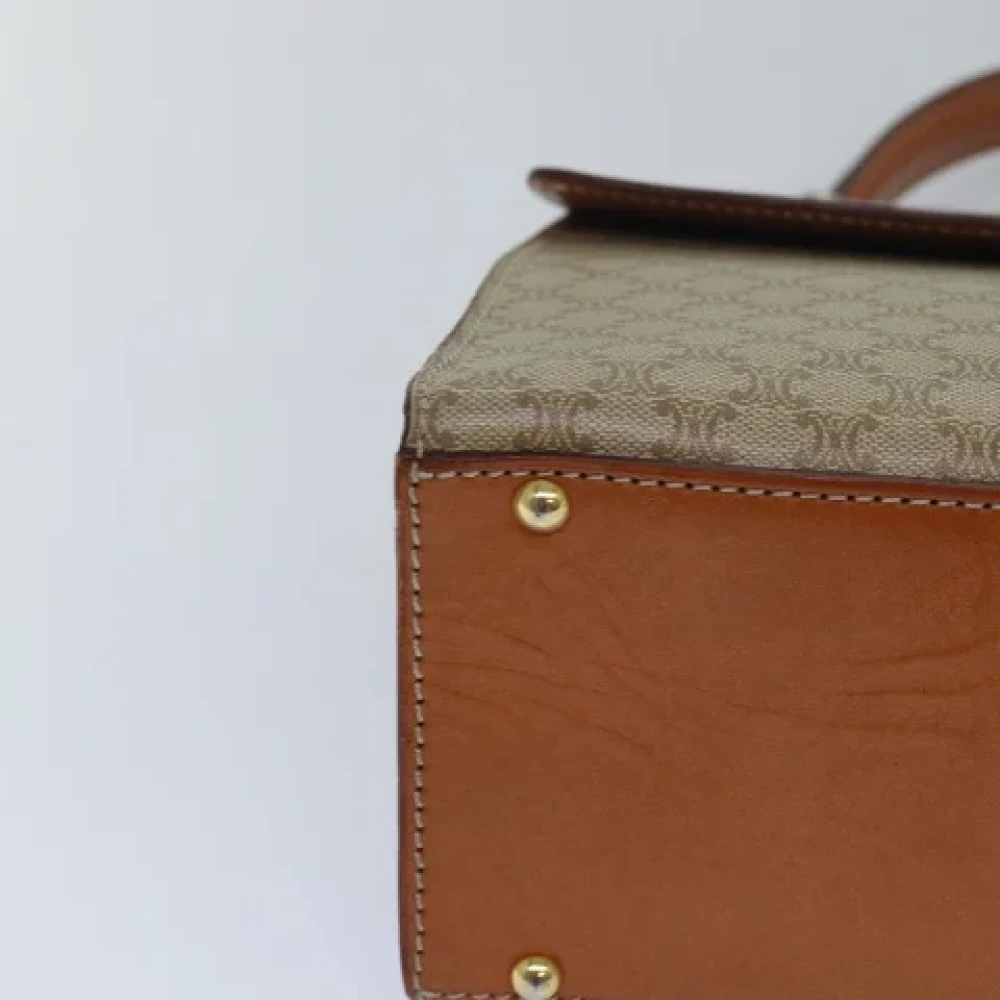 Celine Vintage Pre-owned Canvas celine-bags Beige Dames