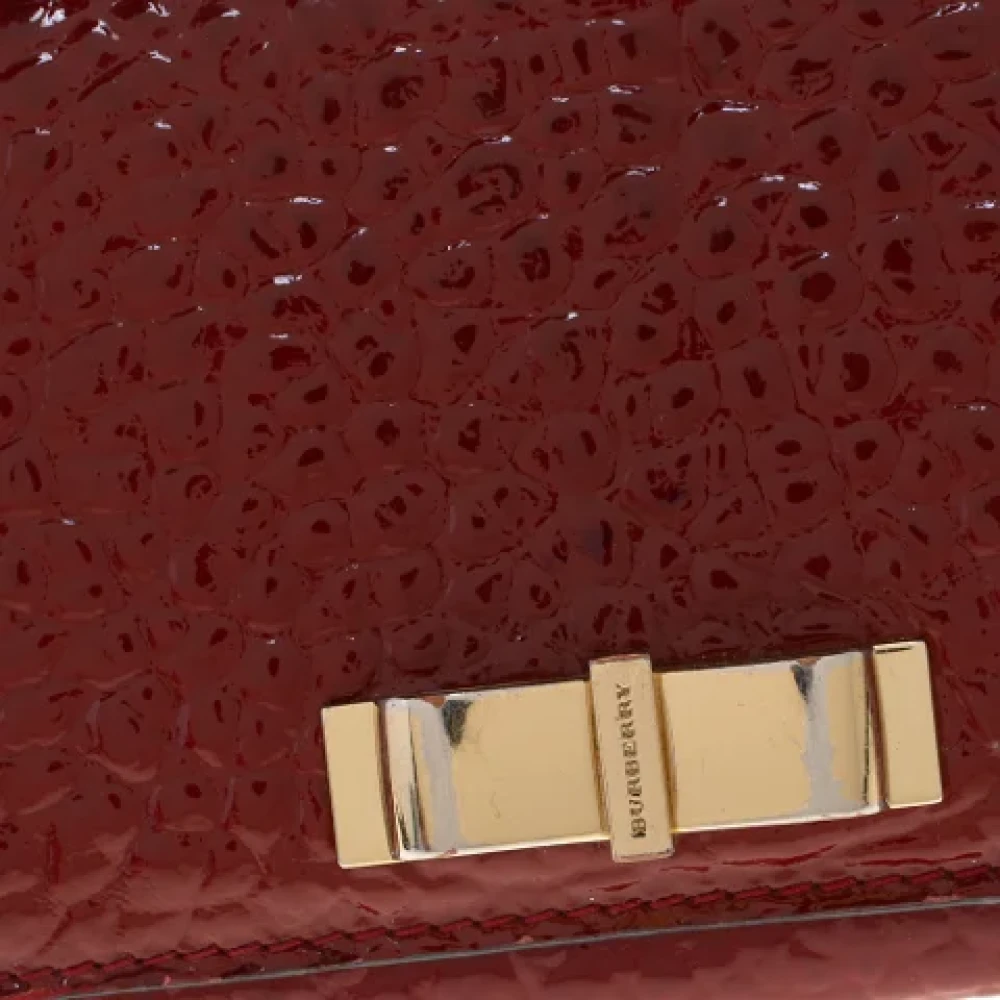 Burberry Vintage Pre-owned Leather wallets Red Dames