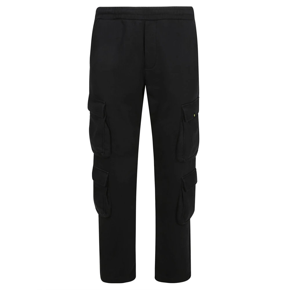 Barrow Cargo Sweatpants met elastische taille Black Heren
