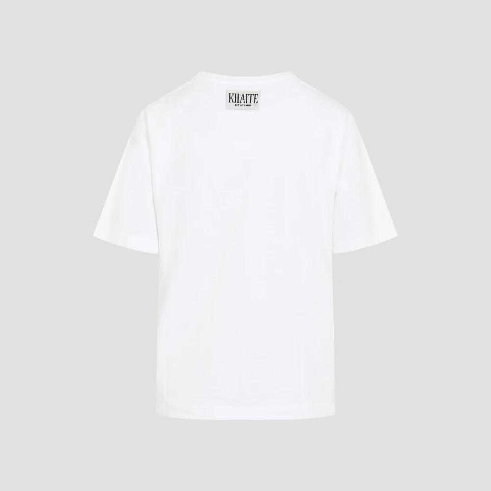 Khaite Wit Kortemouw T-shirt White Dames