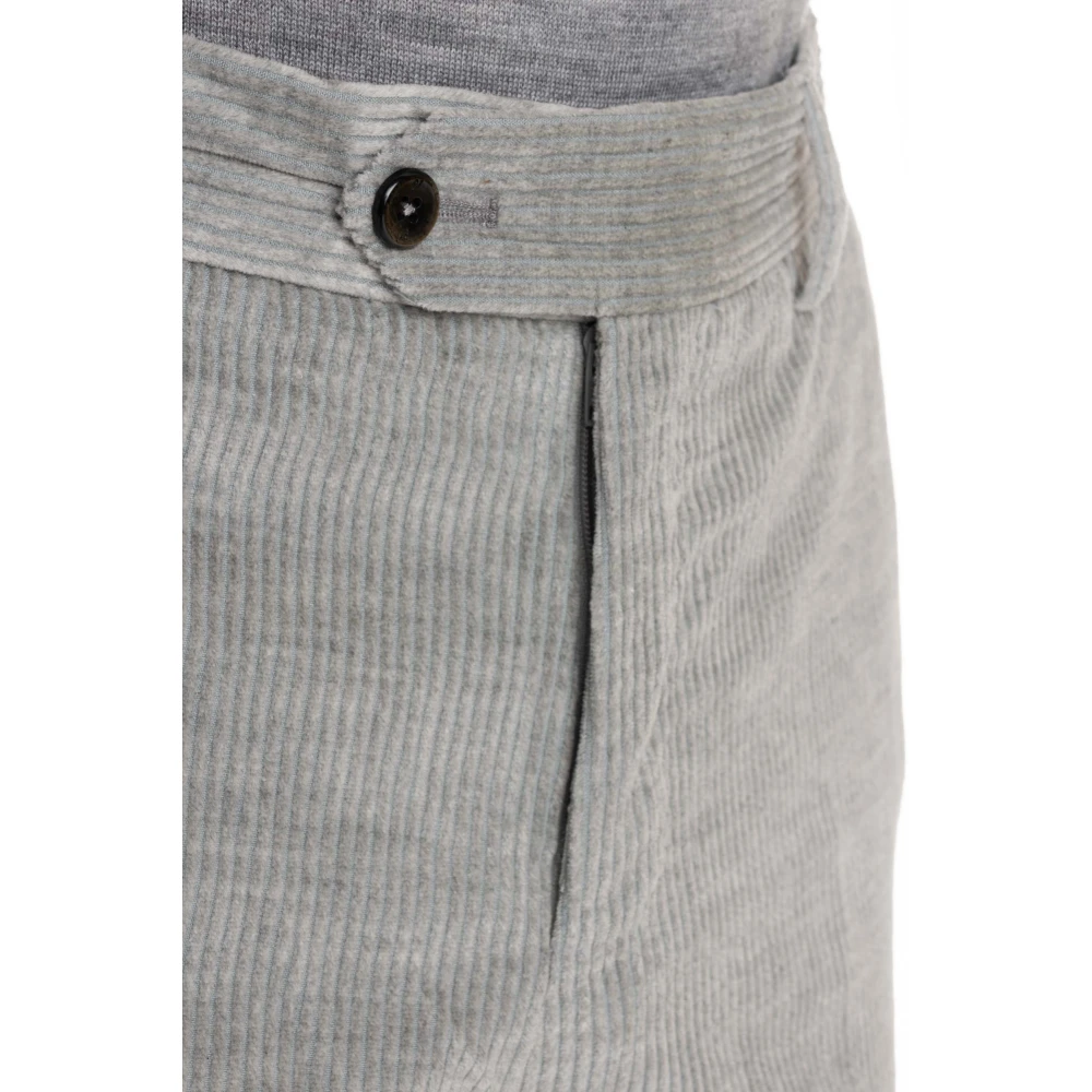 PT Torino Fluwelen Bicolor Joggerbroek Gray Heren