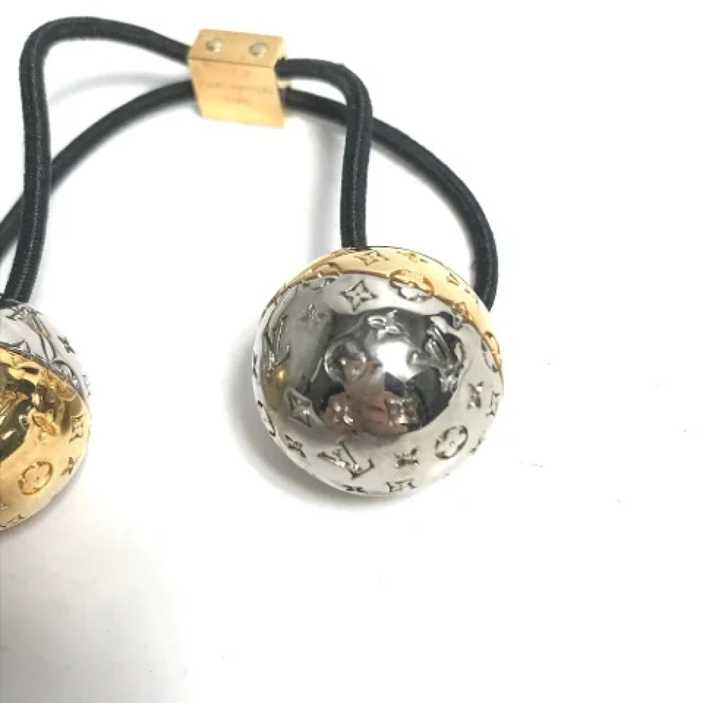 Louis Vuitton Vintage Pre-owned Metal hair-accessories Yellow Dames