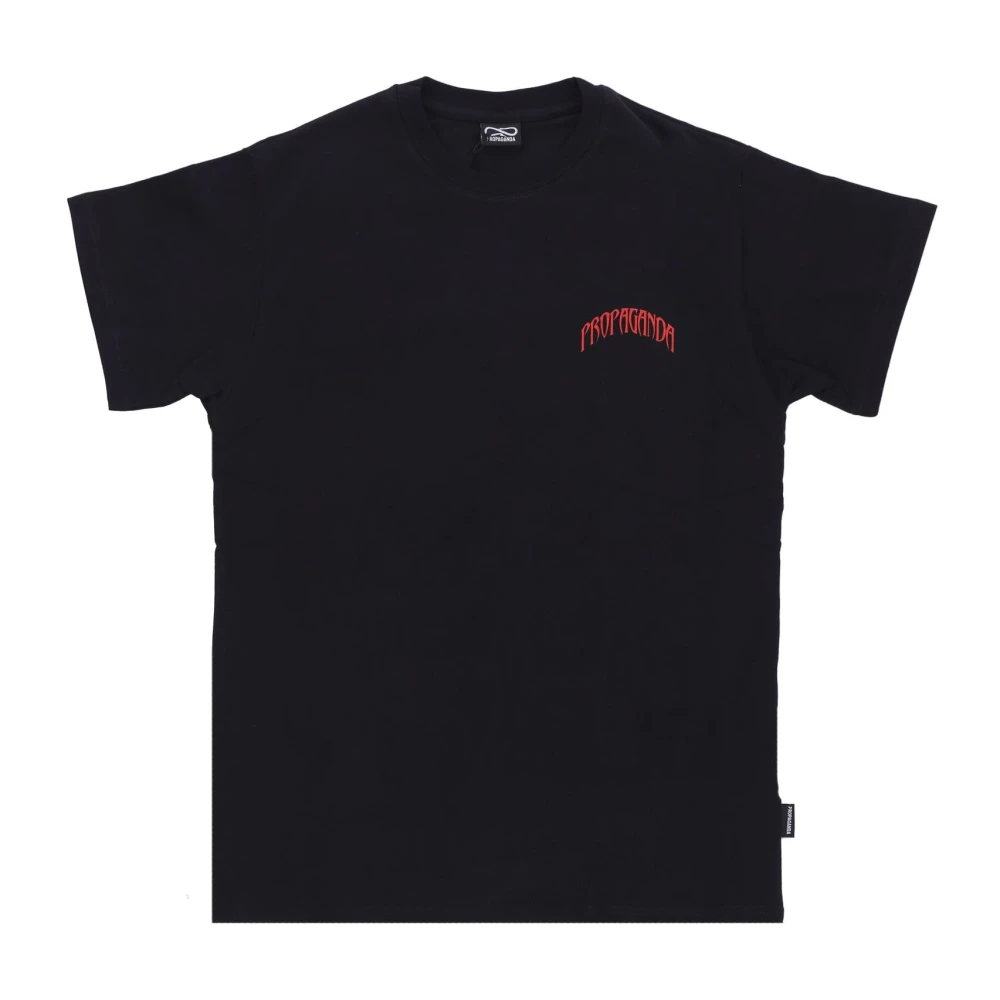 Propaganda Triangle Sting Tee Zwart Black Heren